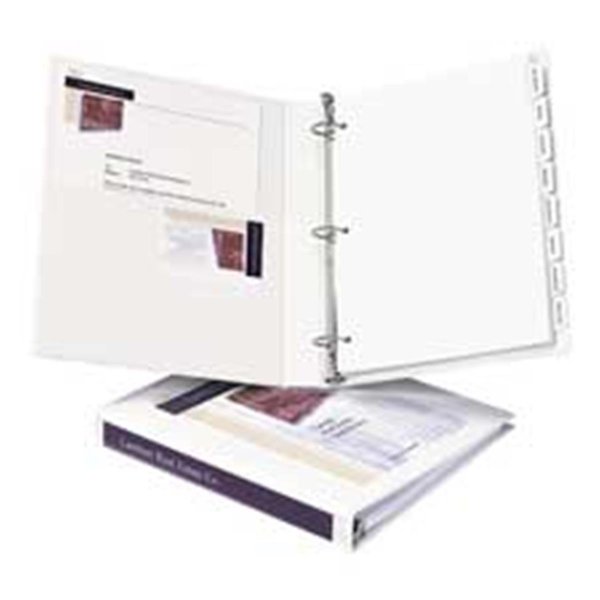 Workstation Consumer Products  Slant-Ring View Binder- 4in. Capacity- 11in.x8-.50in.- Black TH528757